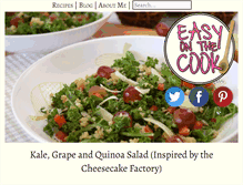 Tablet Screenshot of easyonthecook.com